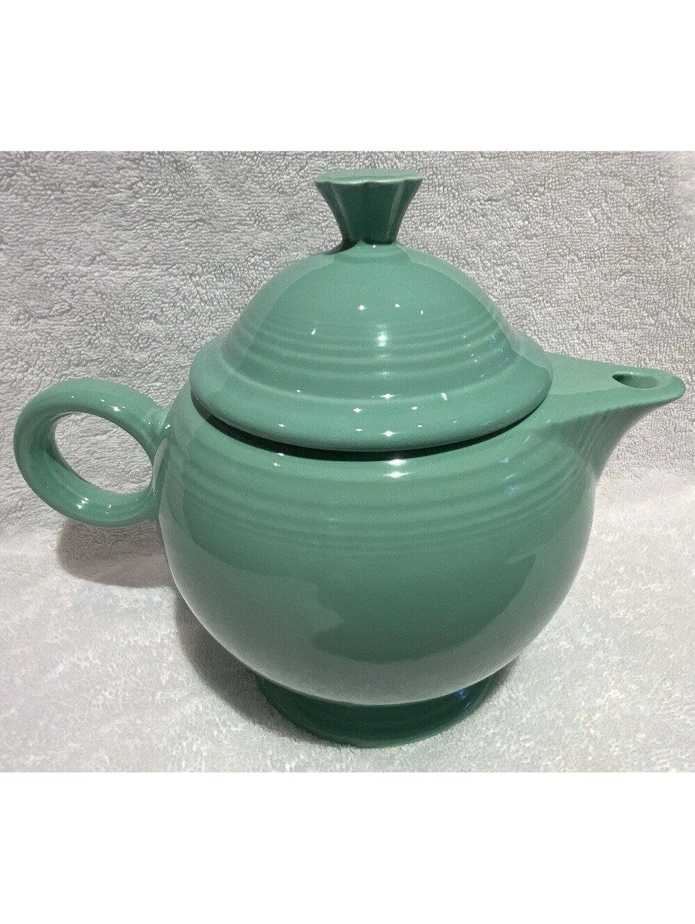 Vintage Fiestaware Sea Mist Green Teapot W/Lid